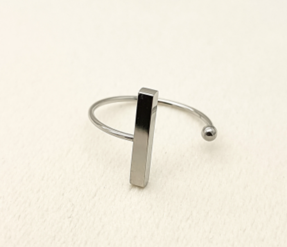 Bague barre et point