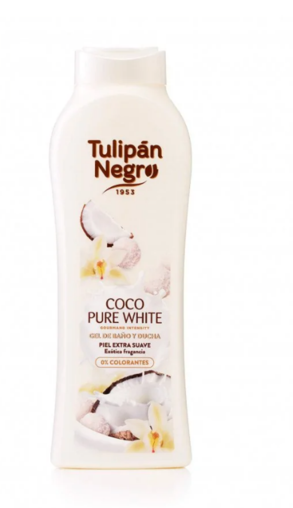 GEL BAIN & DOUCHE GOURMAND TULIPAN NEGRO COCO PURE WHITE 650ML
