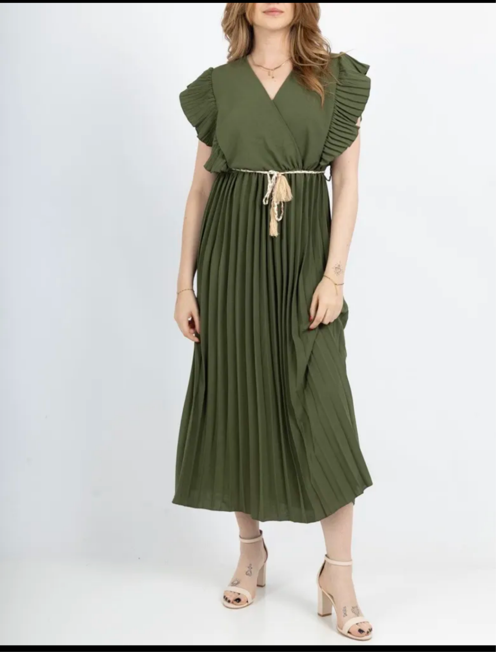 Robe plissée