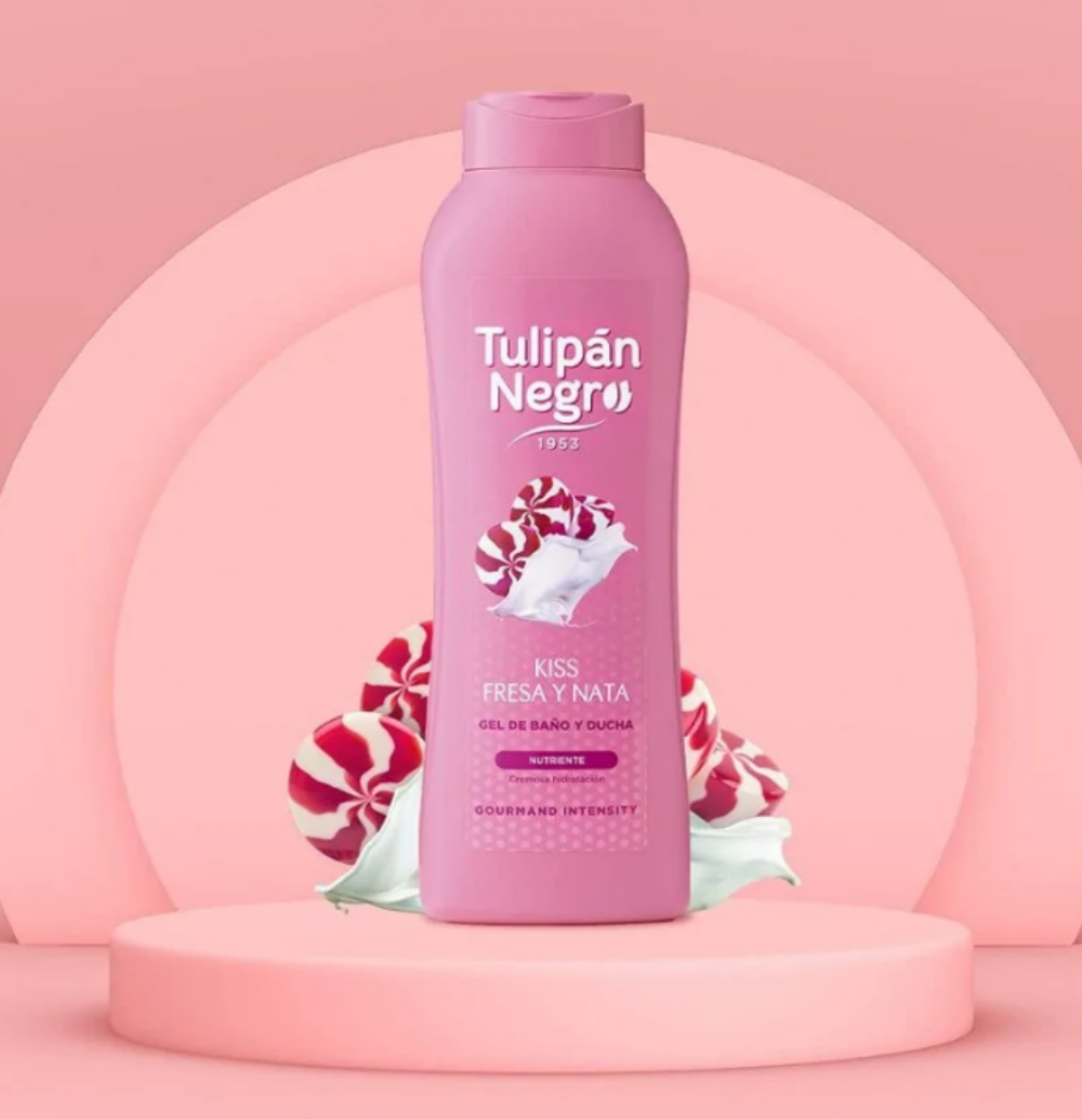 Gel douche fraise chantilly