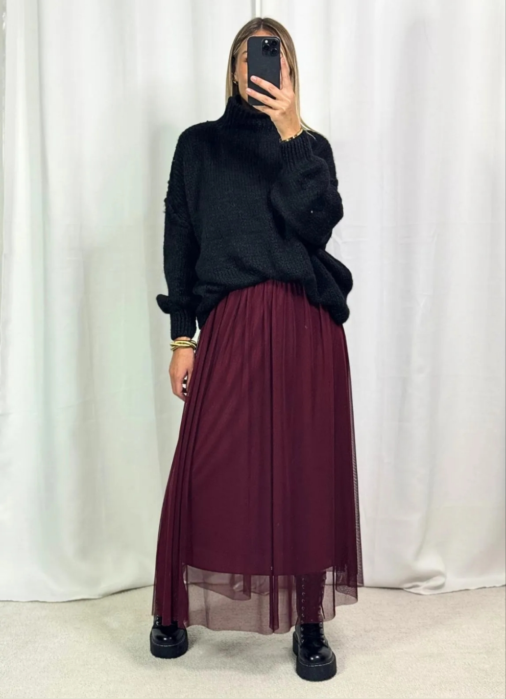Jupe longue tulle