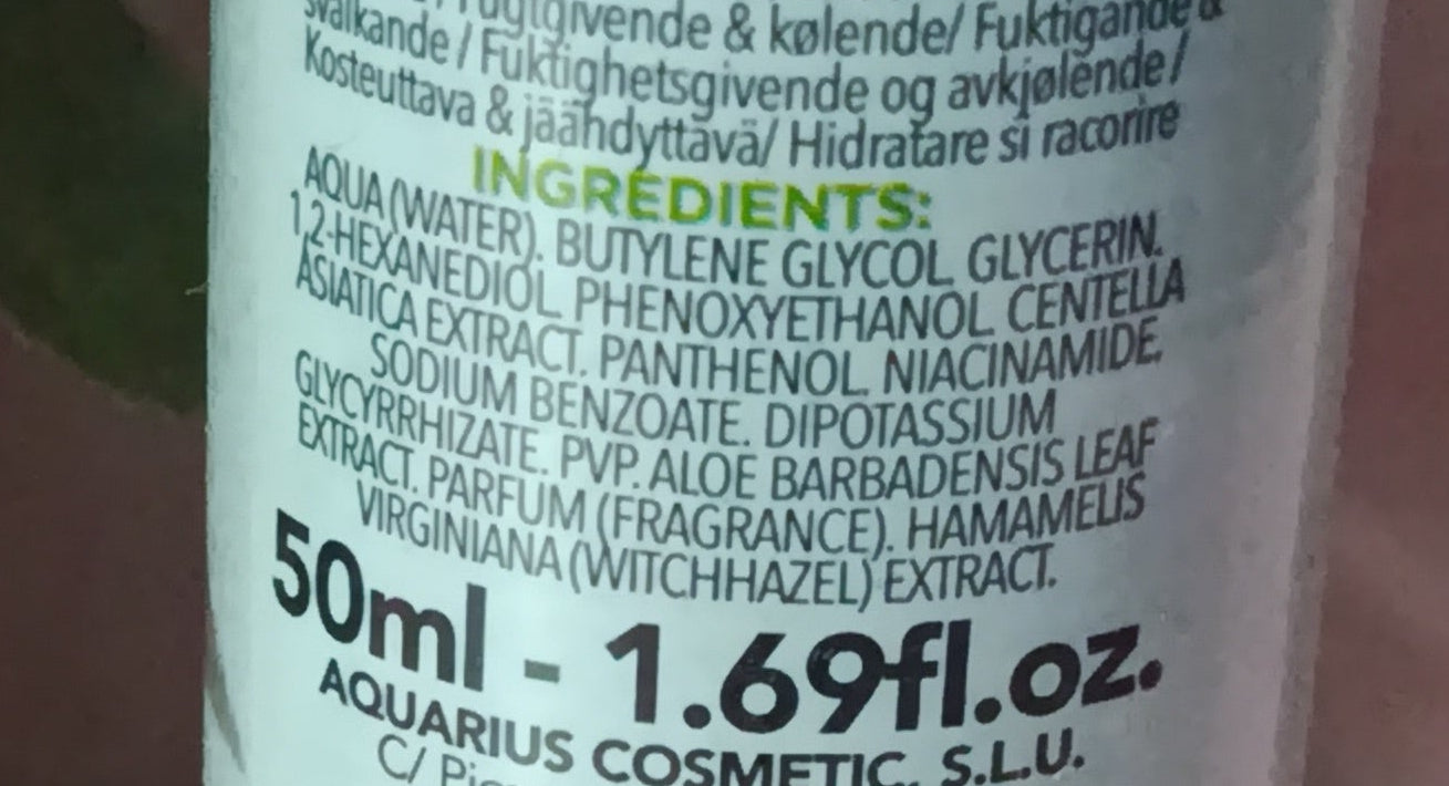 Brume Visage Rafraîchissant et Hydratant