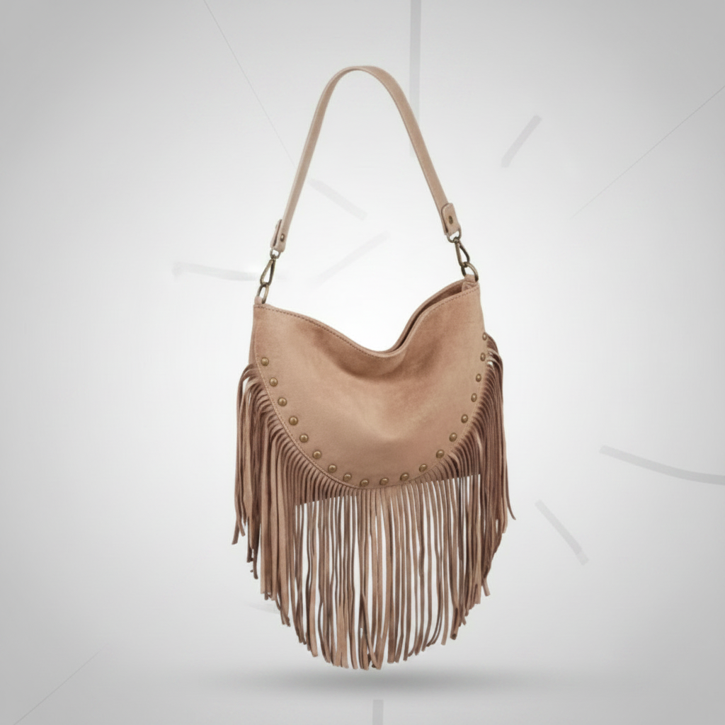 Sac frange daim