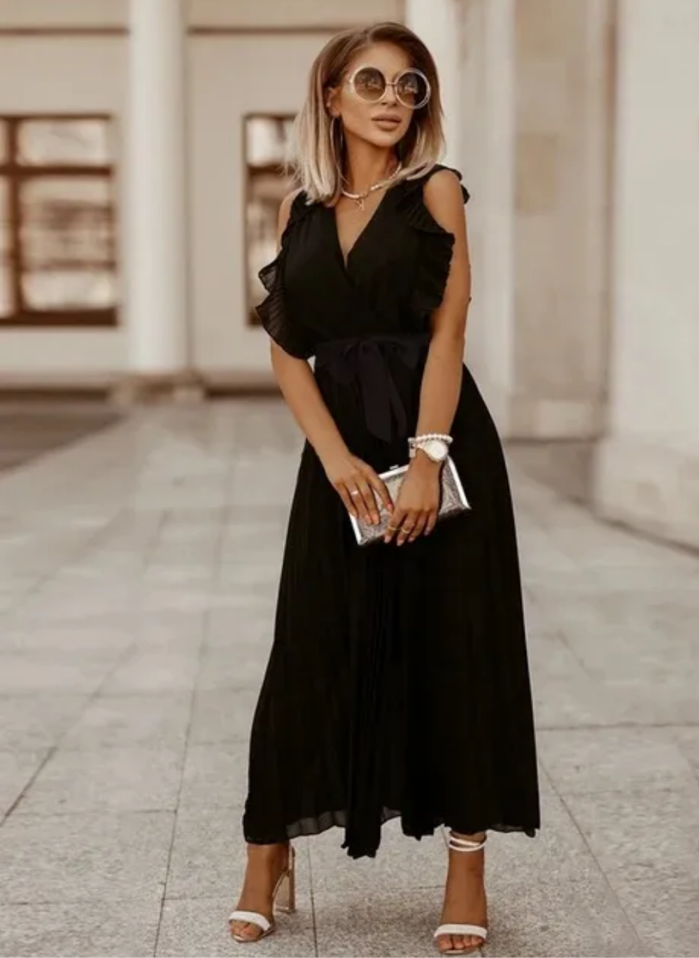 Robe plissée