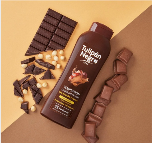 GEL DOUCHE & BAIN TULIPAN NEGRO CHOCOLAT PRALINÉ 650ML