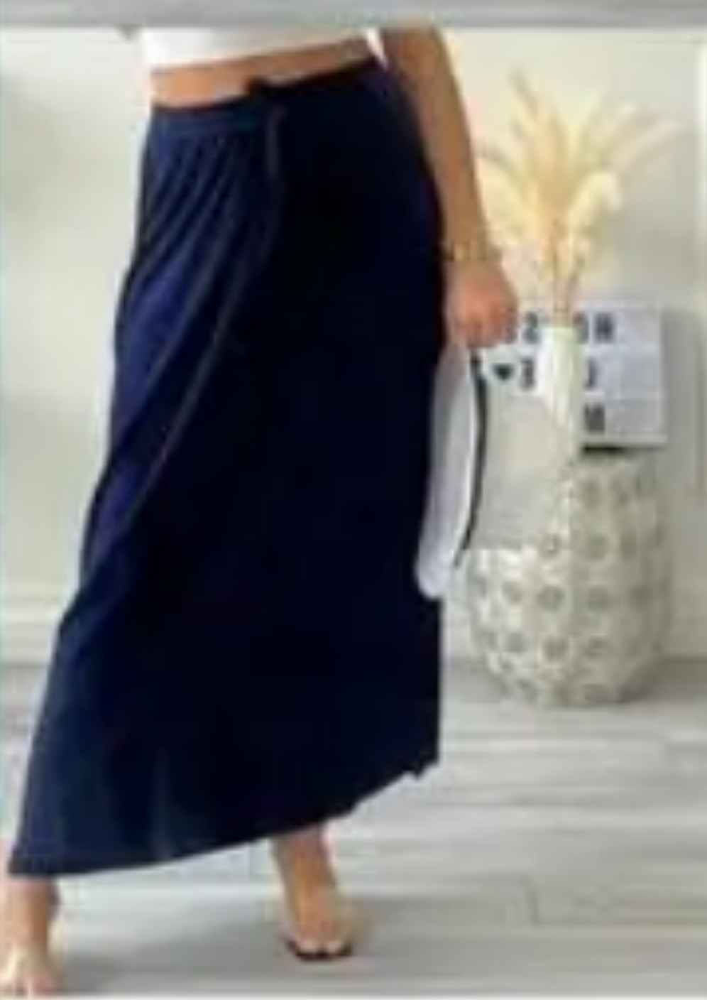 Jupe longue plissée