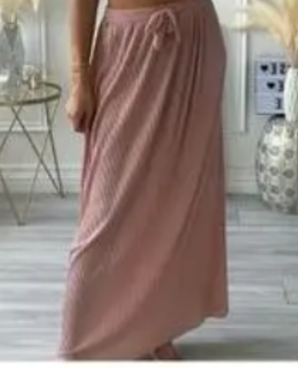 Jupe longue plissée