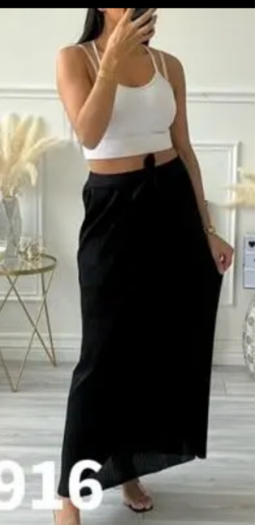 Jupe longue plissée