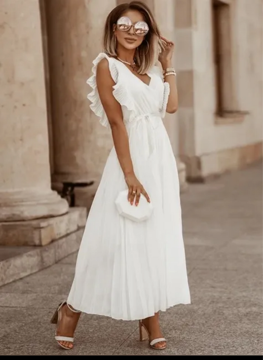 Robe plissée