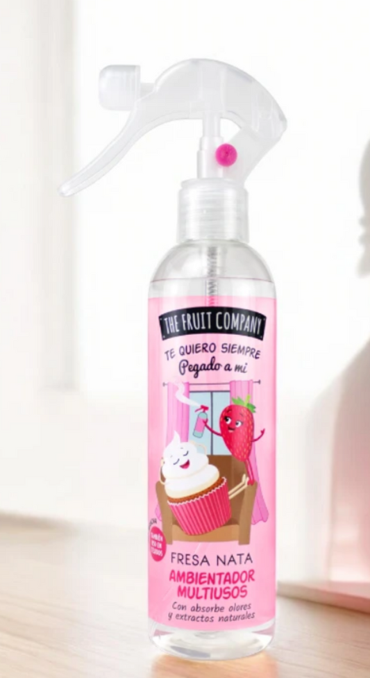 Spray désodorisant liquide fraise chantilly – The Fruit Company