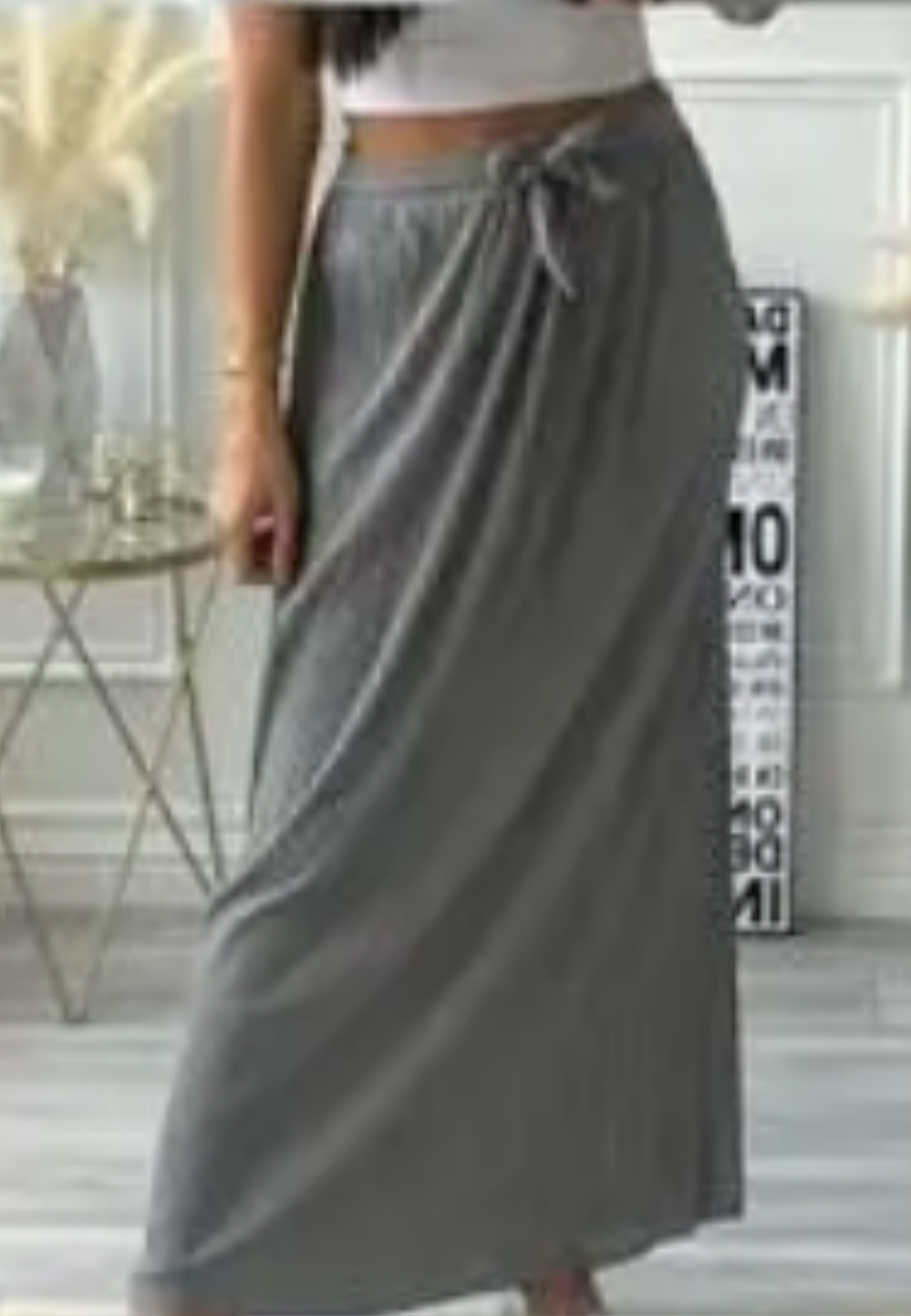 Jupe longue plissée