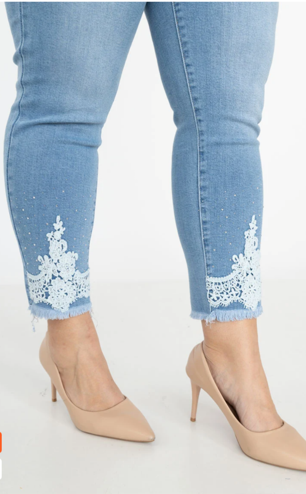 Jeans broderie