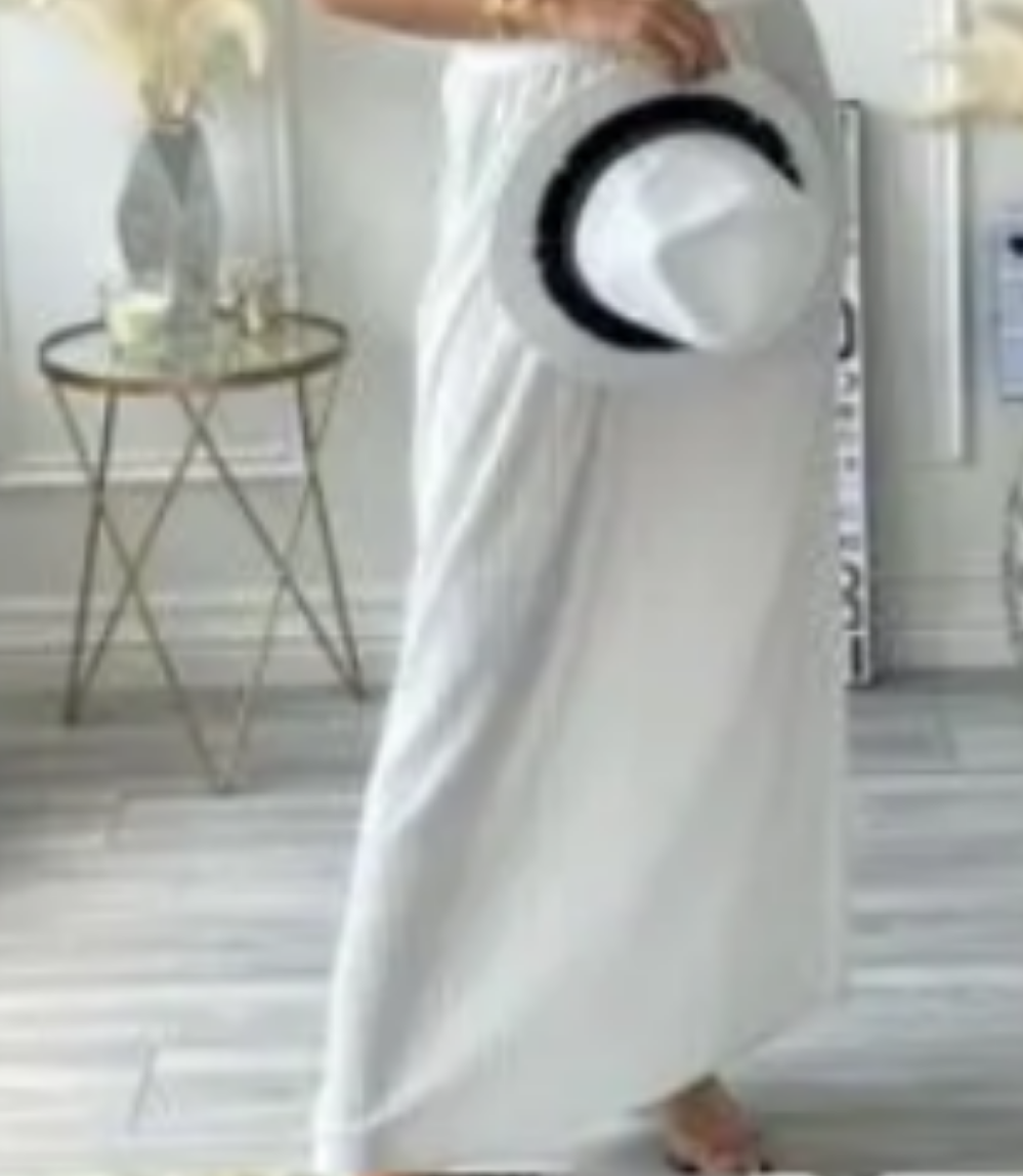 Jupe longue plissée