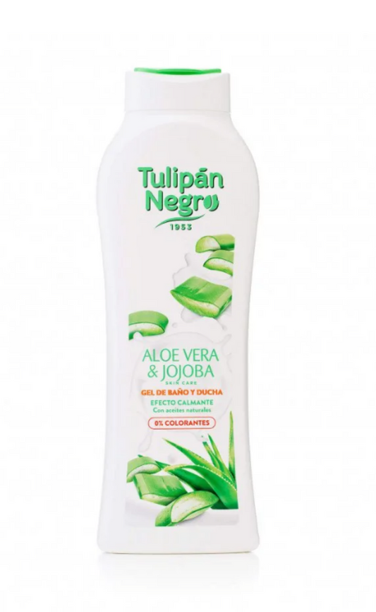 GEL DOUCHE TULIPAN NEGRO ALOE VERA JOJOBA 650ML