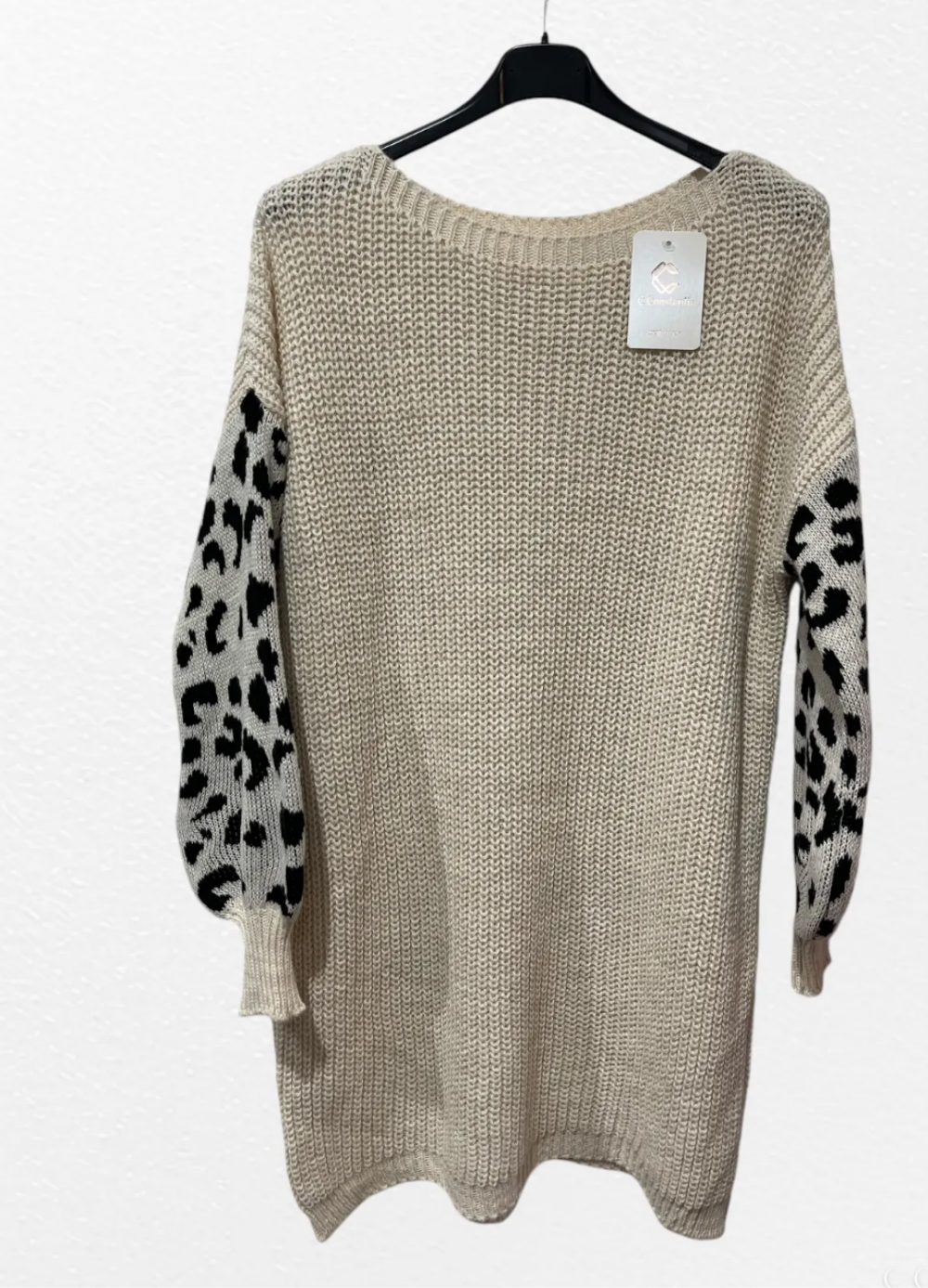 robepull avec manche leopard
