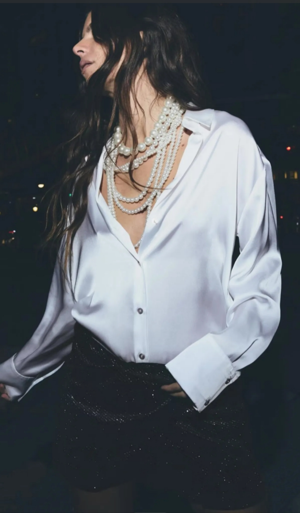 Chemise satiné