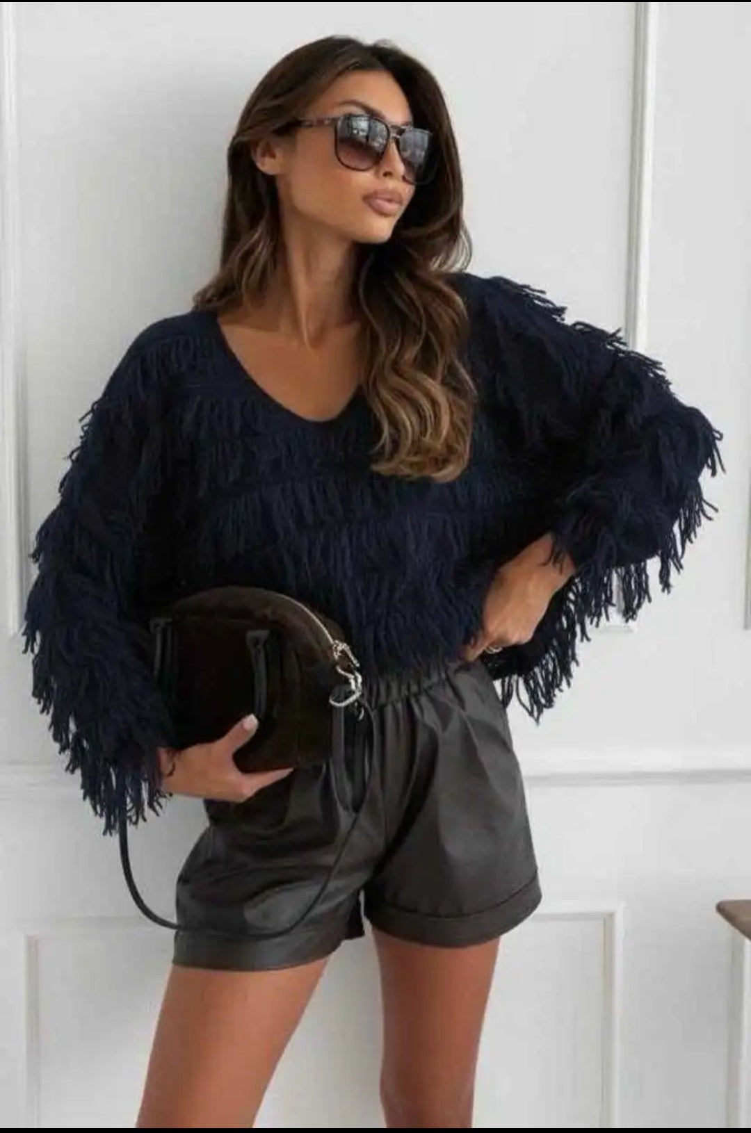 Pull mini franges