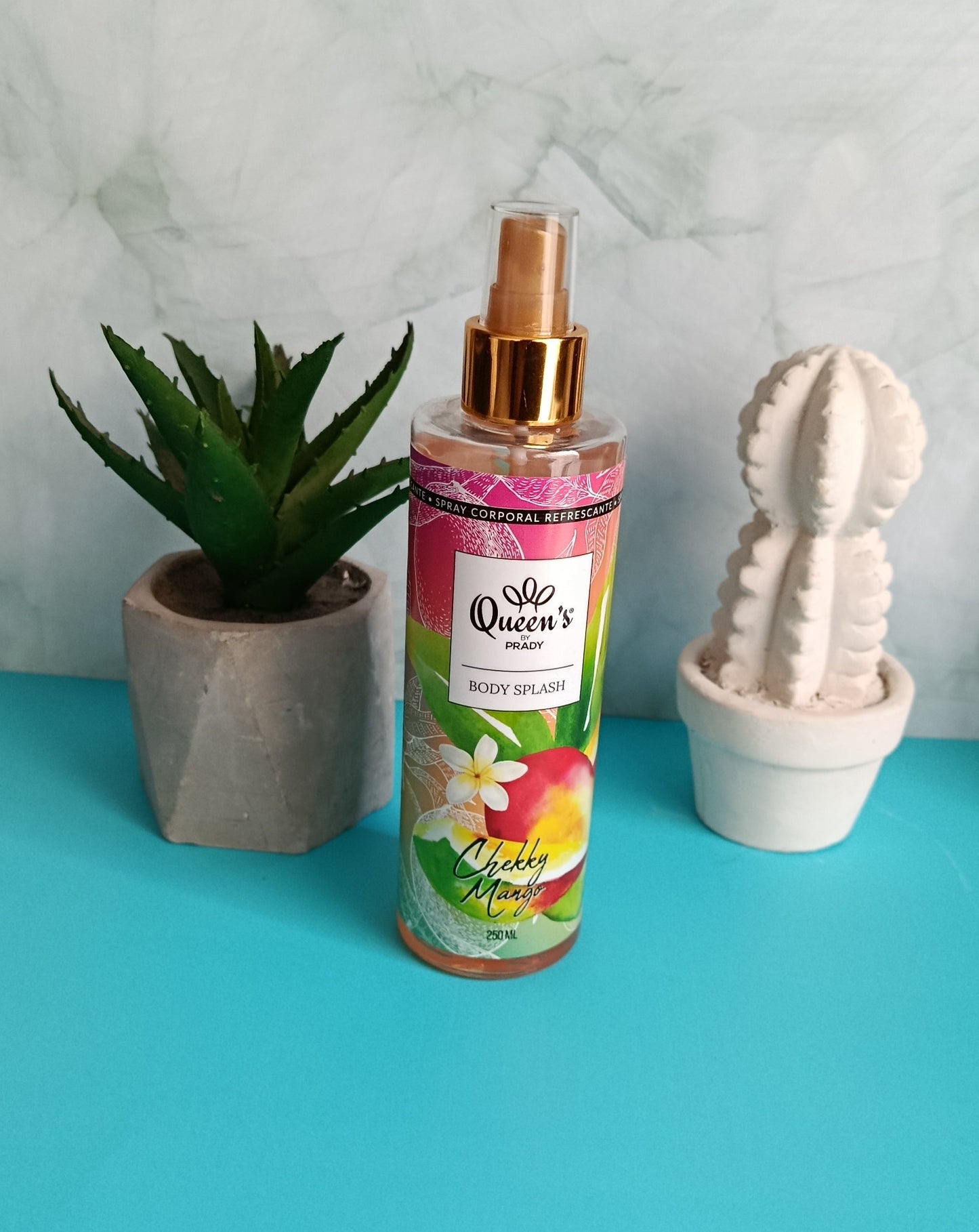 BODY SPLASH QUEEN'S PRADY CHEKKY MANGO