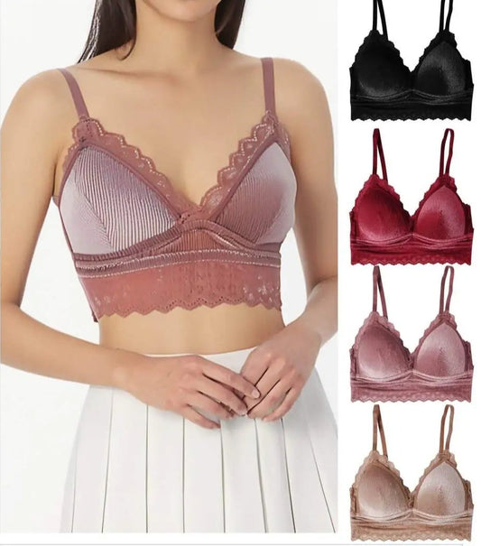 Brassière velour