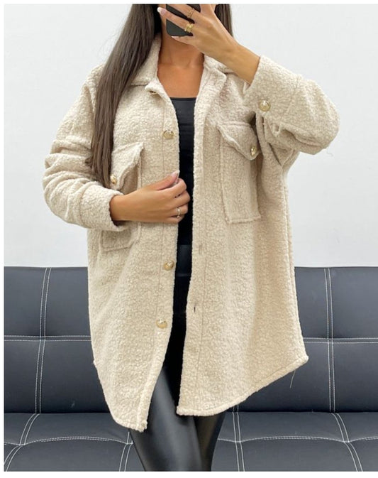 SURCHEMISE EFFET LAINE