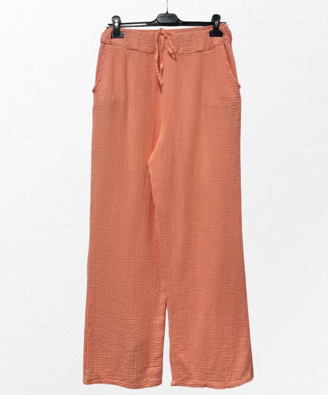 Pantalon fluide gaz de coton