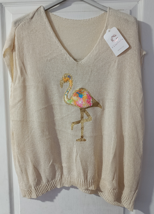 Pull flamand multicolore