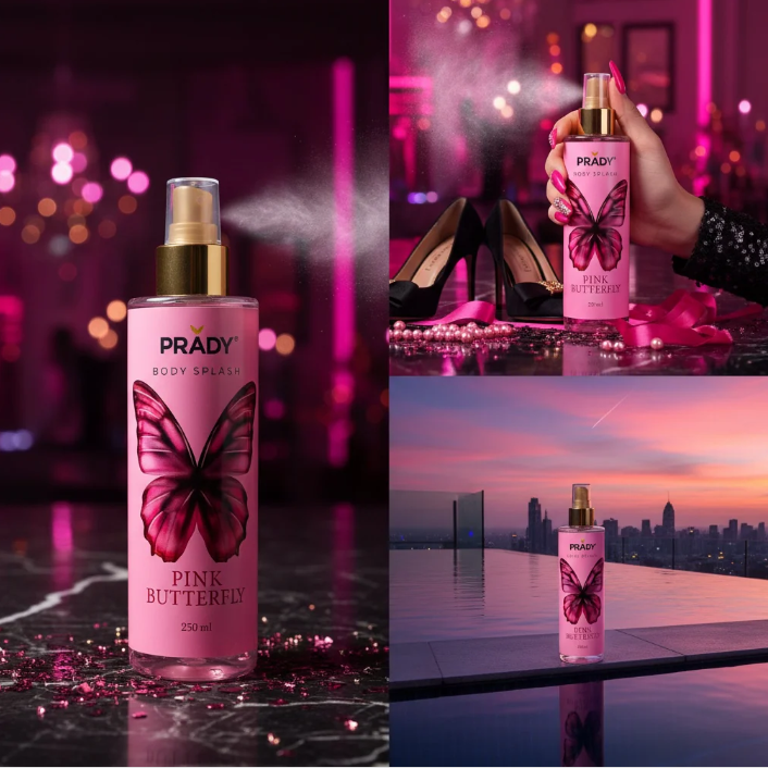 Brume Corps et Cheveux Pink Butterfly
