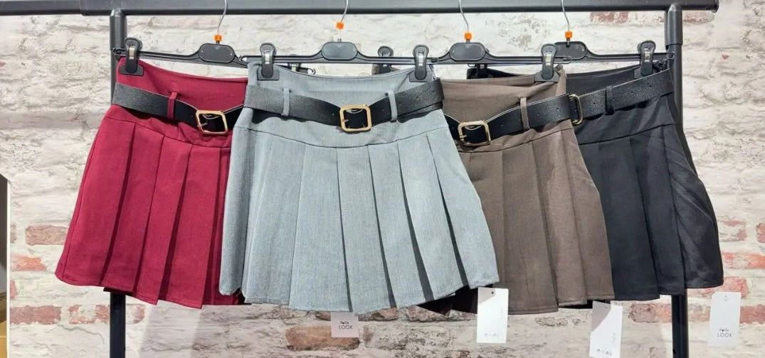 Jupe short plissé