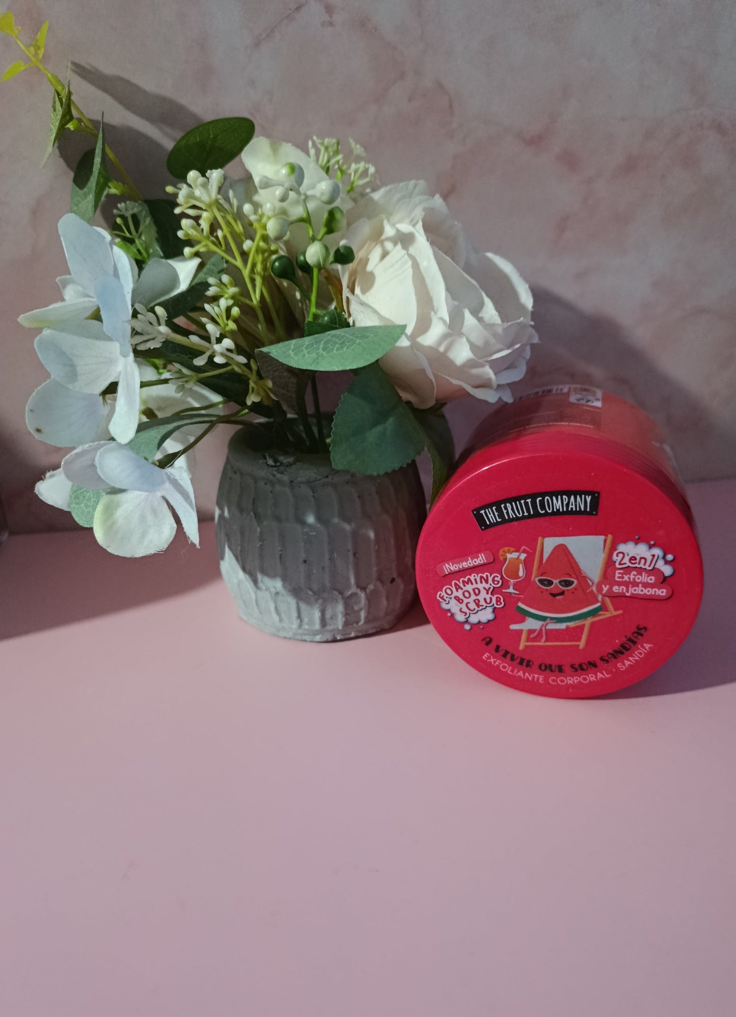 BODY SCRUB  SAVON 2 EN 1  PASTÈQUE