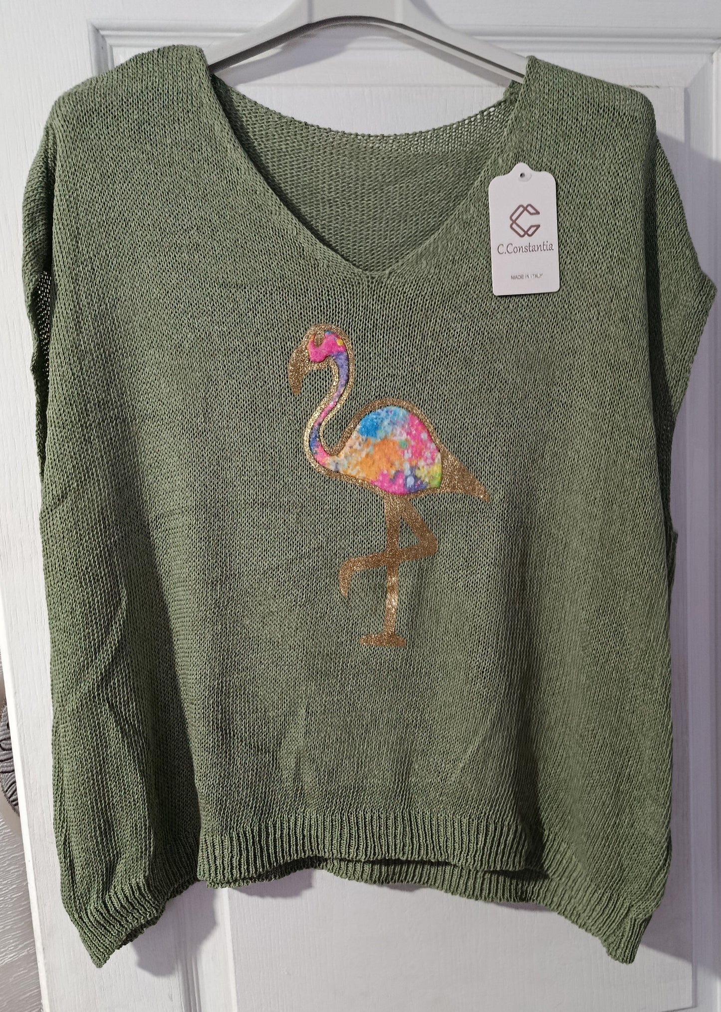Pull flamand multicolore