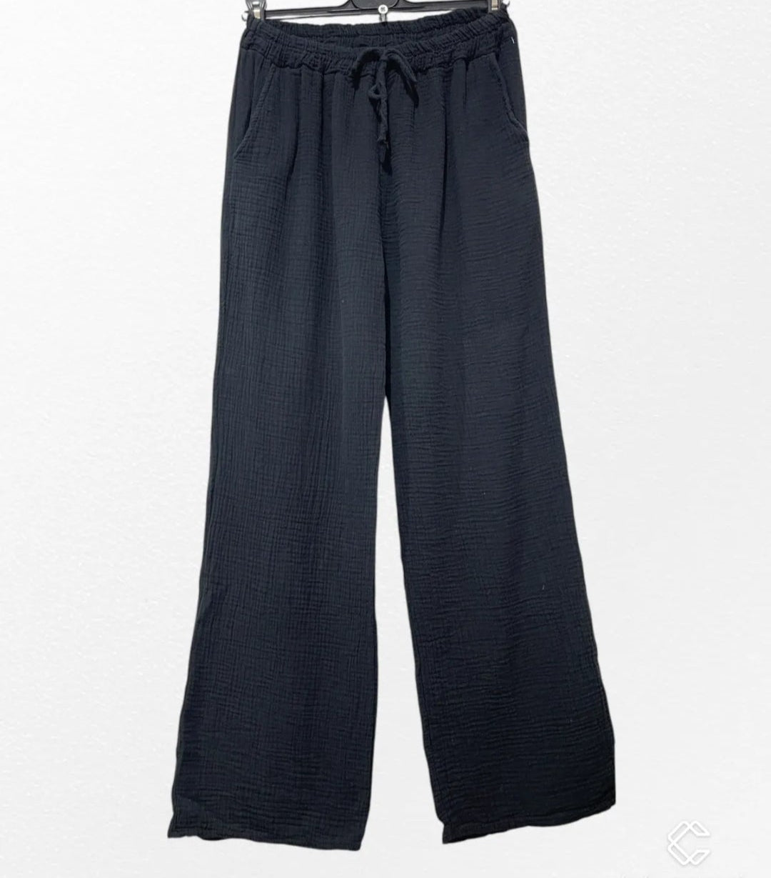 Pantalon fluide gaz de coton