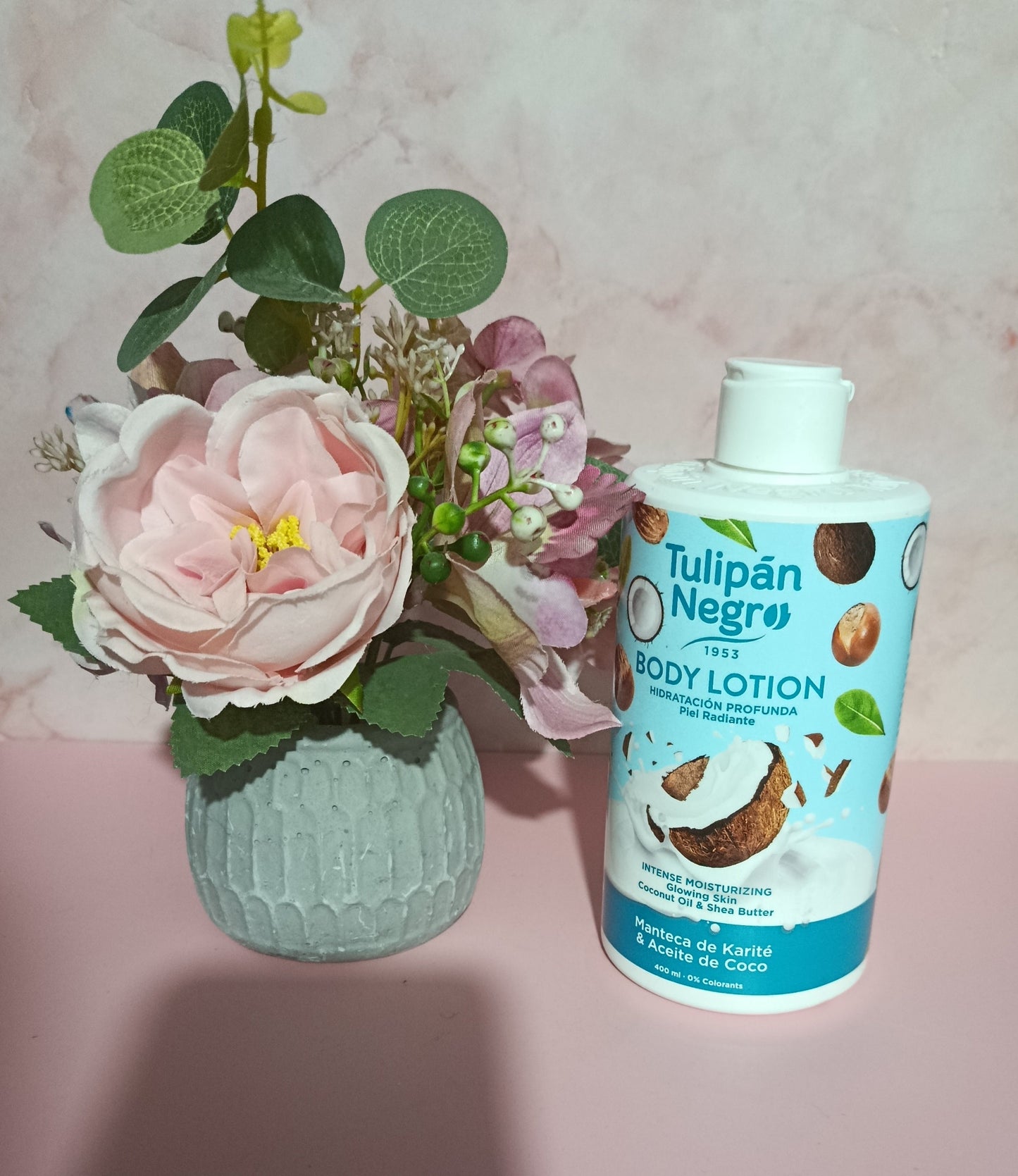 LOTION CRÈME POUR LE CORPS TULIPAN NEGRO COCO ET KARITÉ